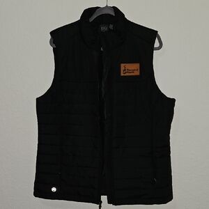 Record Rack Puffer Vest XL For Men NWOT